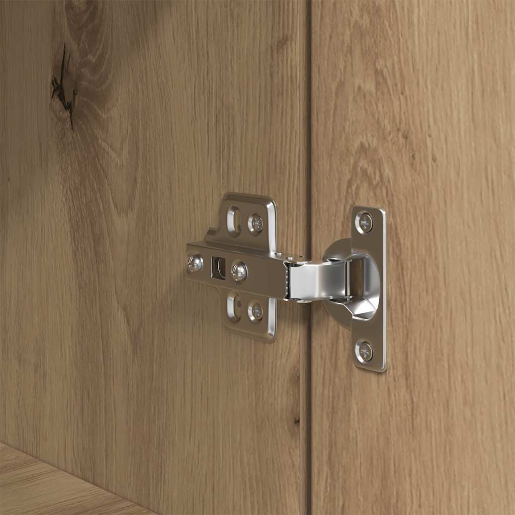 Sängbord Nattduksbord Brun Ek 39x35x125 cm