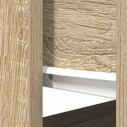 Avlastningsbord Konsollbord Sonoma Ek med lådor 85,5x38,5x74,5 cm