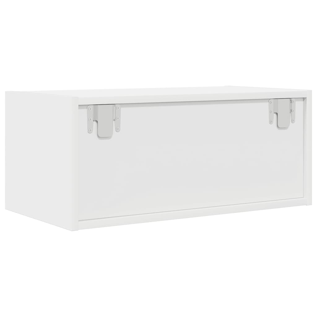 TV-bänkar 2 st vit 60x31x25,5 cm konstruerat trä