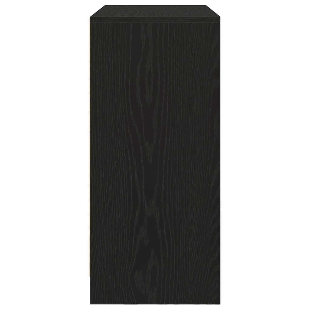 Skänk Svart Ek med låda 80x34x76 cm