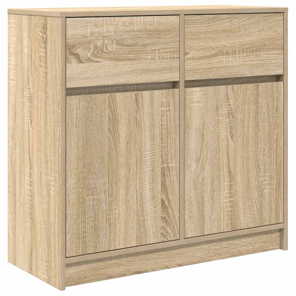 Skänk Sonoma Ek med låda 80x34x76 cm