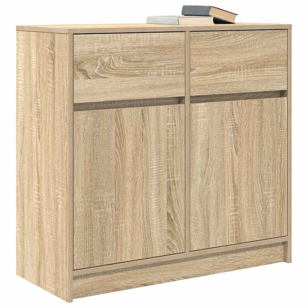 Skänk Sonoma Ek med låda 80x34x76 cm