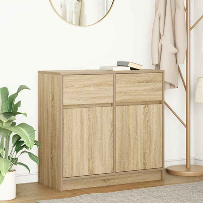 Skänk Sonoma Ek med låda 80x34x76 cm