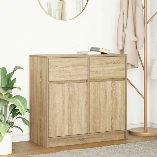 Skänk Sonoma Ek med låda 80x34x76 cm
