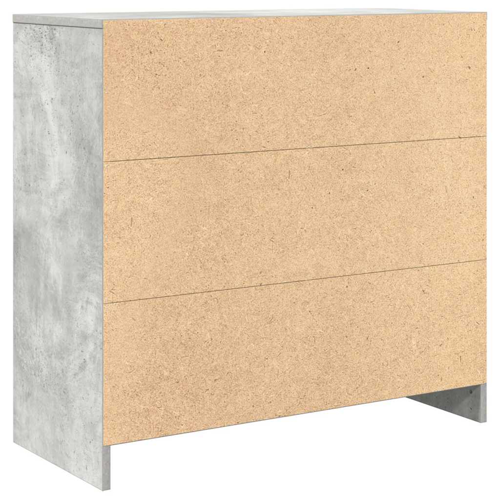 Skänk Betonggrå med låda 80x34x76 cm