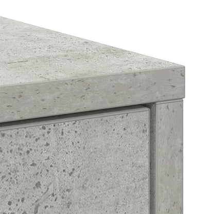 Skänk Betonggrå med låda 80x34x76 cm