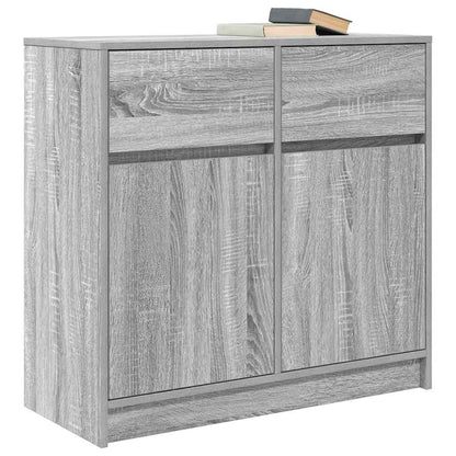 Skänk Sonoma Grå med låda 80x34x76 cm