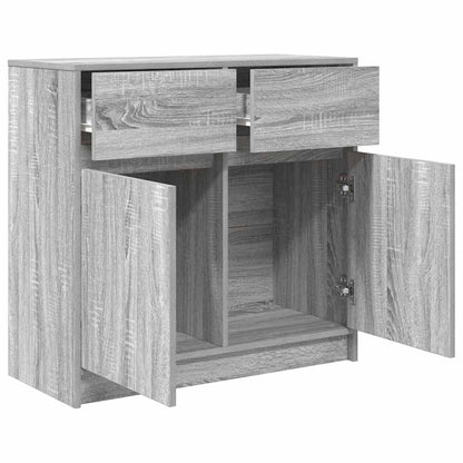 Skänk Sonoma Grå med låda 80x34x76 cm