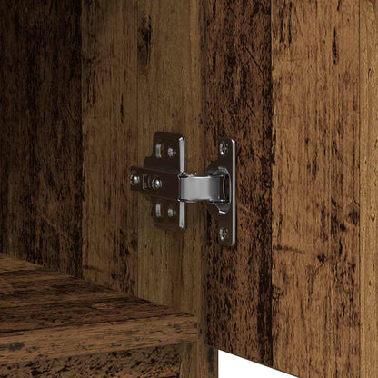 Skänk Åldrat Trä med låda 71x35x65 cm