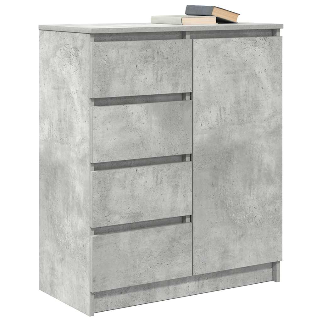 Skänk Betonggrå med lådor 71x35x84 cm
