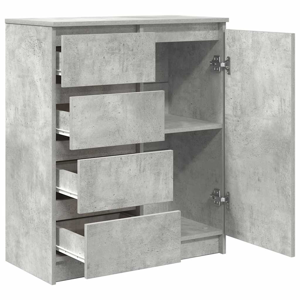 Skänk Betonggrå med lådor 71x35x84 cm
