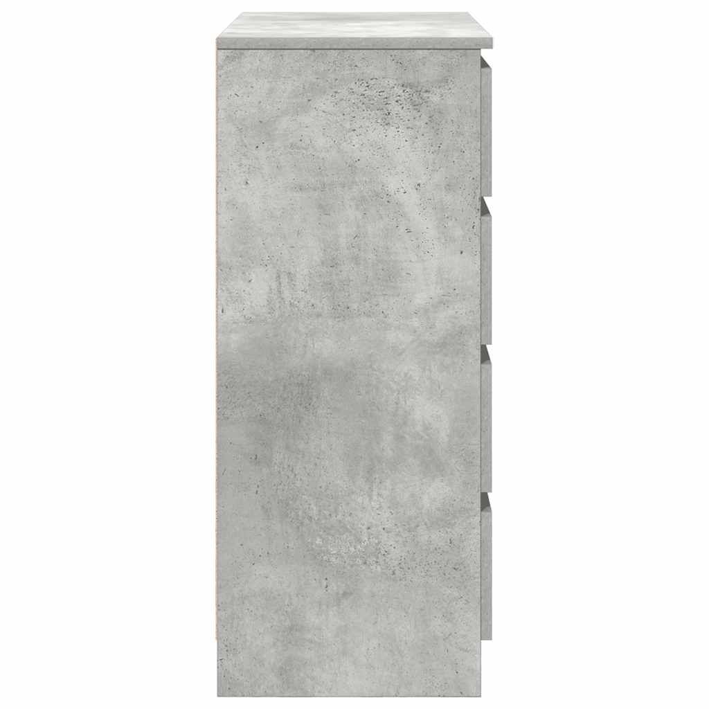 Skänk Betonggrå med lådor 71x35x84 cm