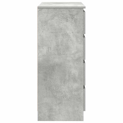 Skänk Betonggrå med lådor 71x35x84 cm