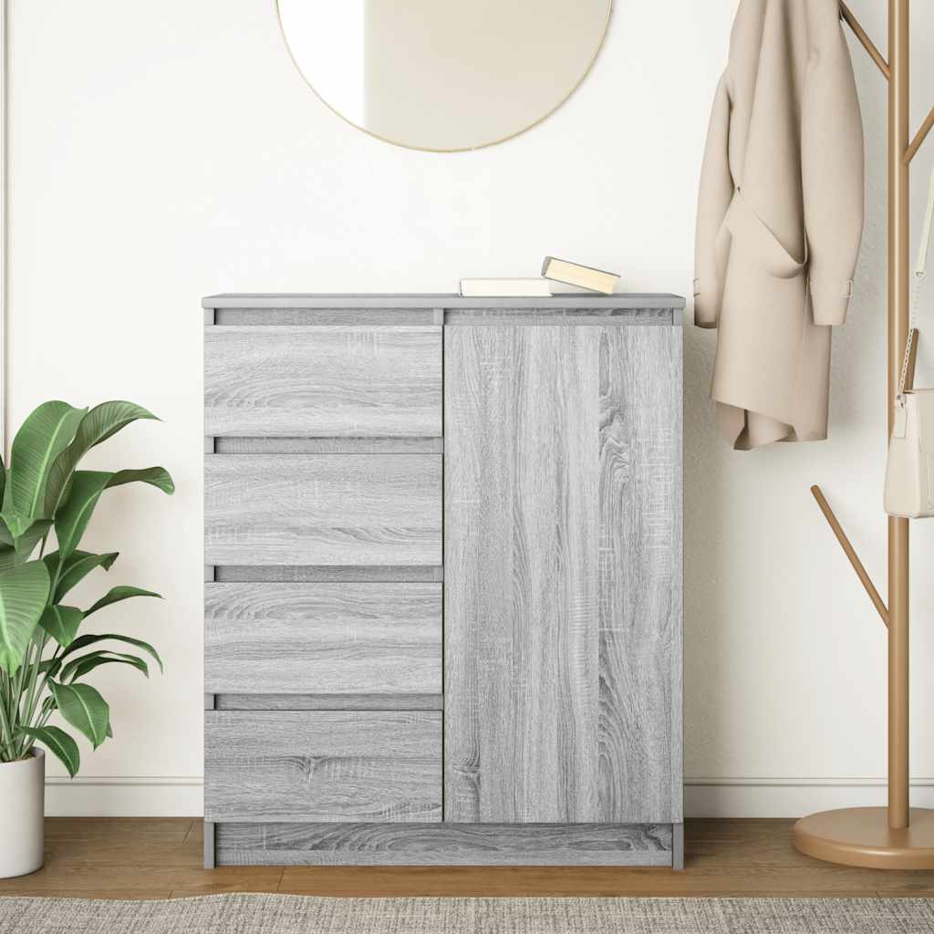 Skänk Sonoma Grå med lådor 71x35x84 cm