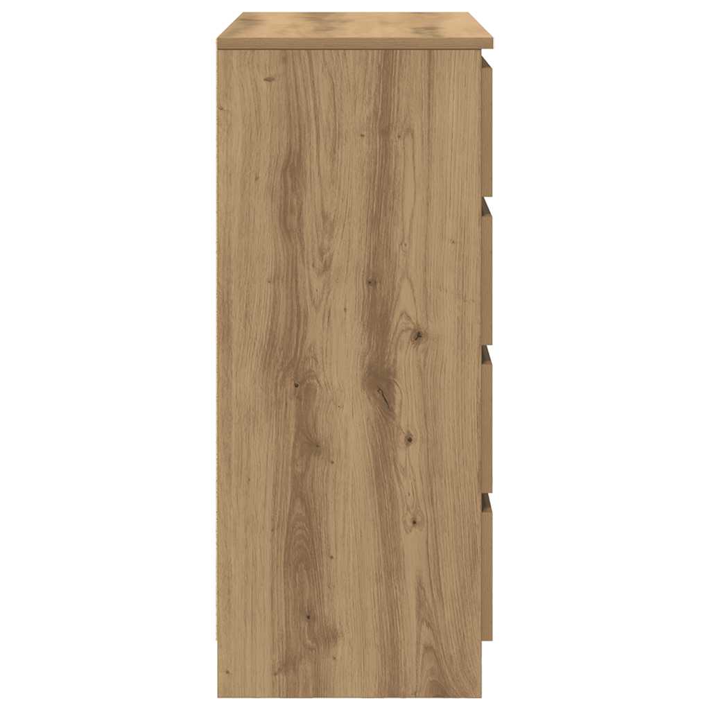 Skänk Brun Ek med lådor 71x35x84 cm