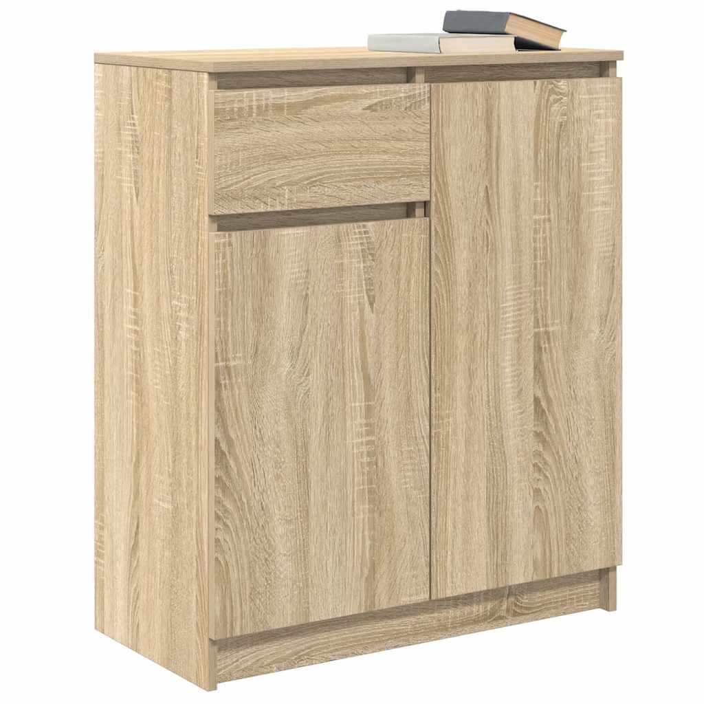 Skänk Sonoma Ek med låda 71x35x84 cm