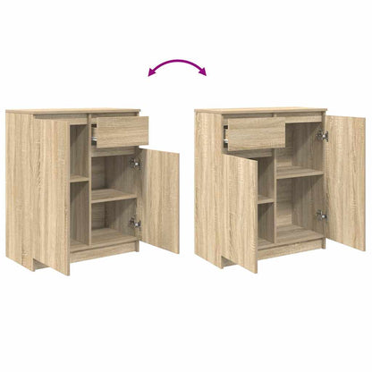 Skänk Sonoma Ek med låda 71x35x84 cm