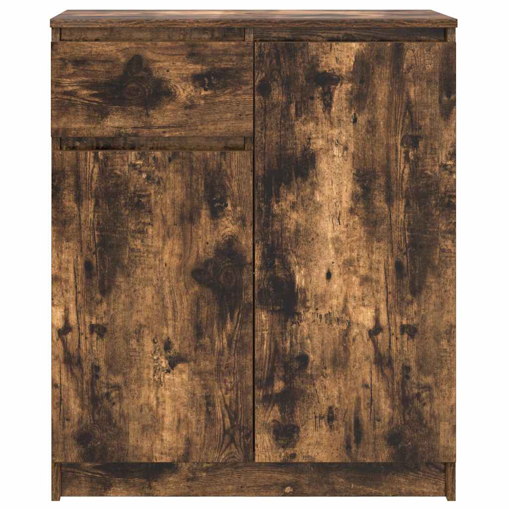 Skänk Rökfärgad Ek med låda 71x35x84 cm
