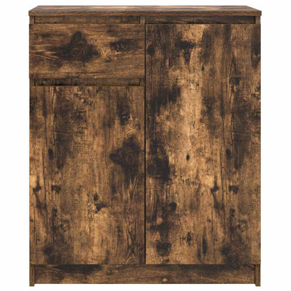 Skänk Rökfärgad Ek med låda 71x35x84 cm