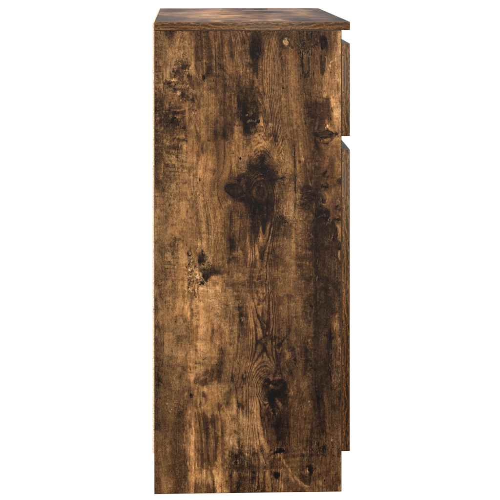 Skänk Rökfärgad Ek med låda 71x35x84 cm