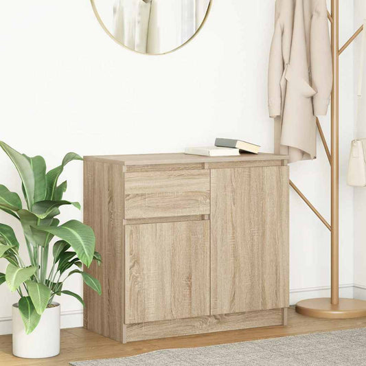 Skänk Sonoma Ek med låda 71x35x65 cm