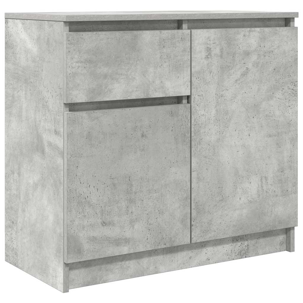 Skänk Betonggrå med låda 71x35x65 cm