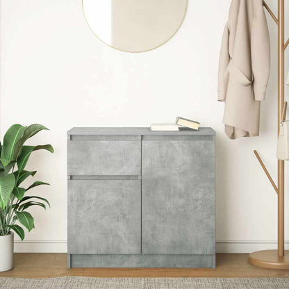 Skänk Betonggrå med låda 71x35x65 cm