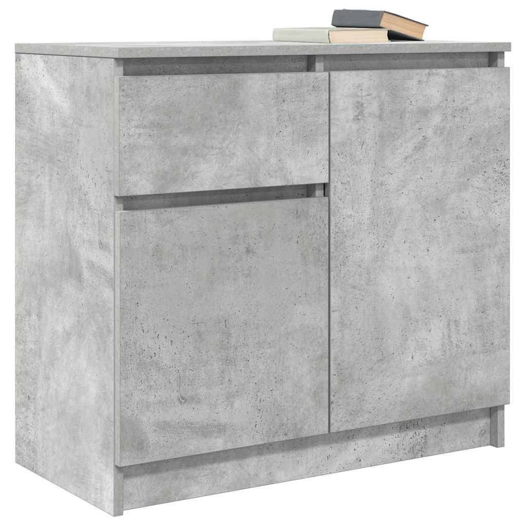 Skänk Betonggrå med låda 71x35x65 cm