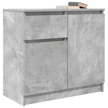 Skänk Betonggrå med låda 71x35x65 cm