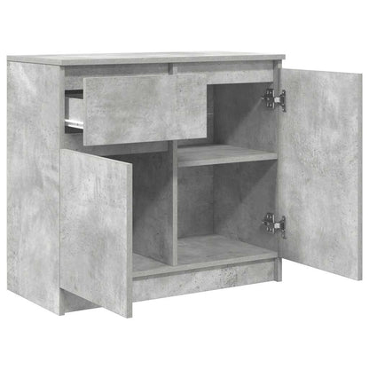 Skänk Betonggrå med låda 71x35x65 cm