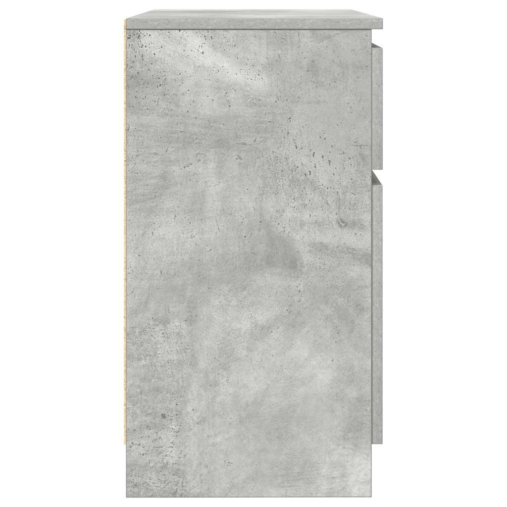 Skänk Betonggrå med låda 71x35x65 cm