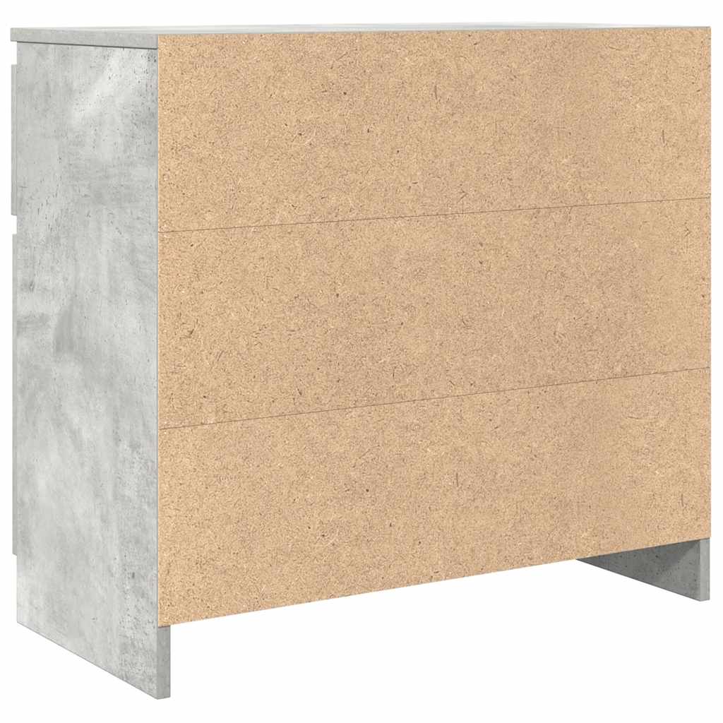 Skänk Betonggrå med låda 71x35x65 cm