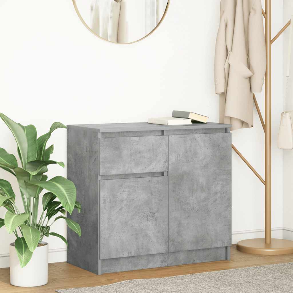 Skänk Betonggrå med låda 71x35x65 cm