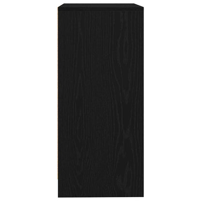 Skänk Svart Ek 57x34x76 cm