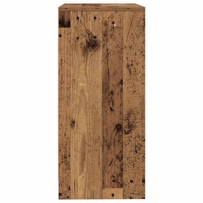 Skänk Åldrat Trä 57x34x76 cm