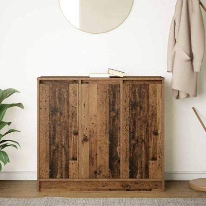 Skänk Åldrat Trä 85x34x76 cm