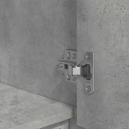 Skåp Betonggrå med låda 55,5x34x119,5 cm