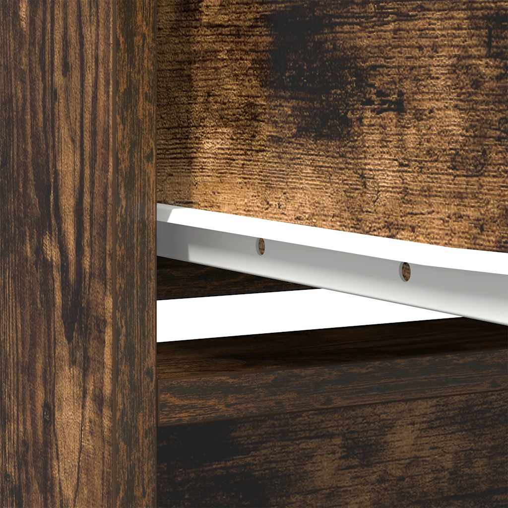 Skåp Rökfärgad Ek med låda 55,5x34x119,5 cm