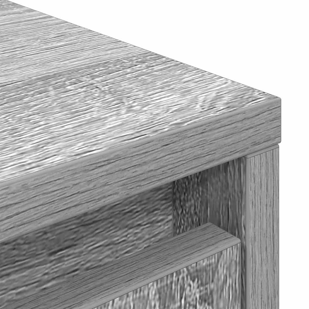 Skåp Sonoma Grå med låda Sonoma Grå 55,5x34x119,5 cm