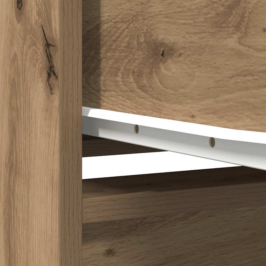 Skåp Artisan Ek med låda 55,5x34x119,5 cm