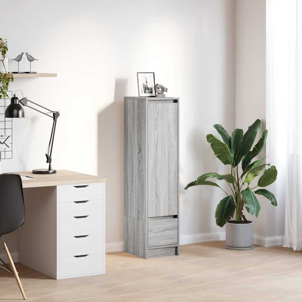 Skåp Sonoma Grå 29,5x34x119,5 cm