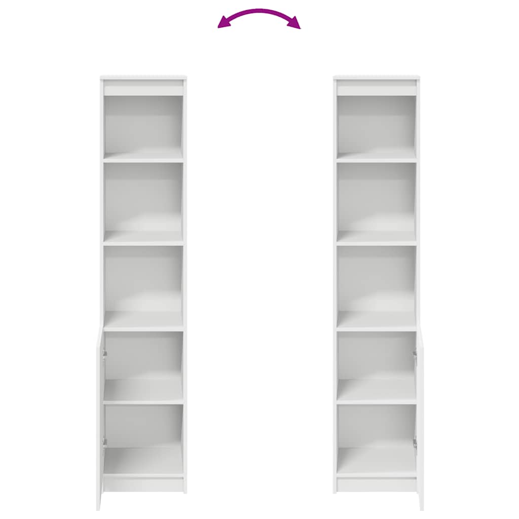 Skåp Vit 37,5x35x180 cm