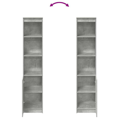 Skåp Betonggrå 37,5x35x180 cm