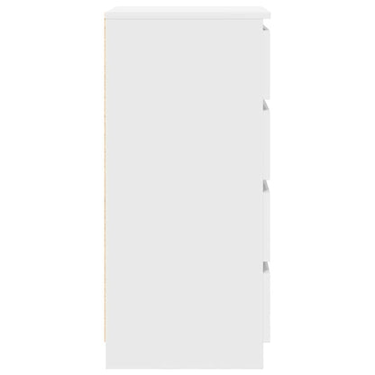 Byrå Vit med lådor 37,5x35x99 cm