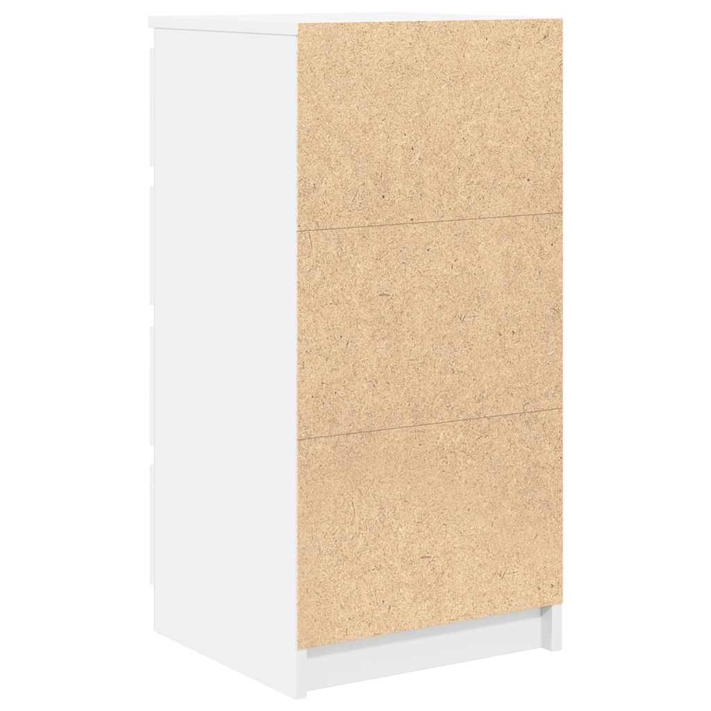 Byrå Vit med lådor 37,5x35x99 cm