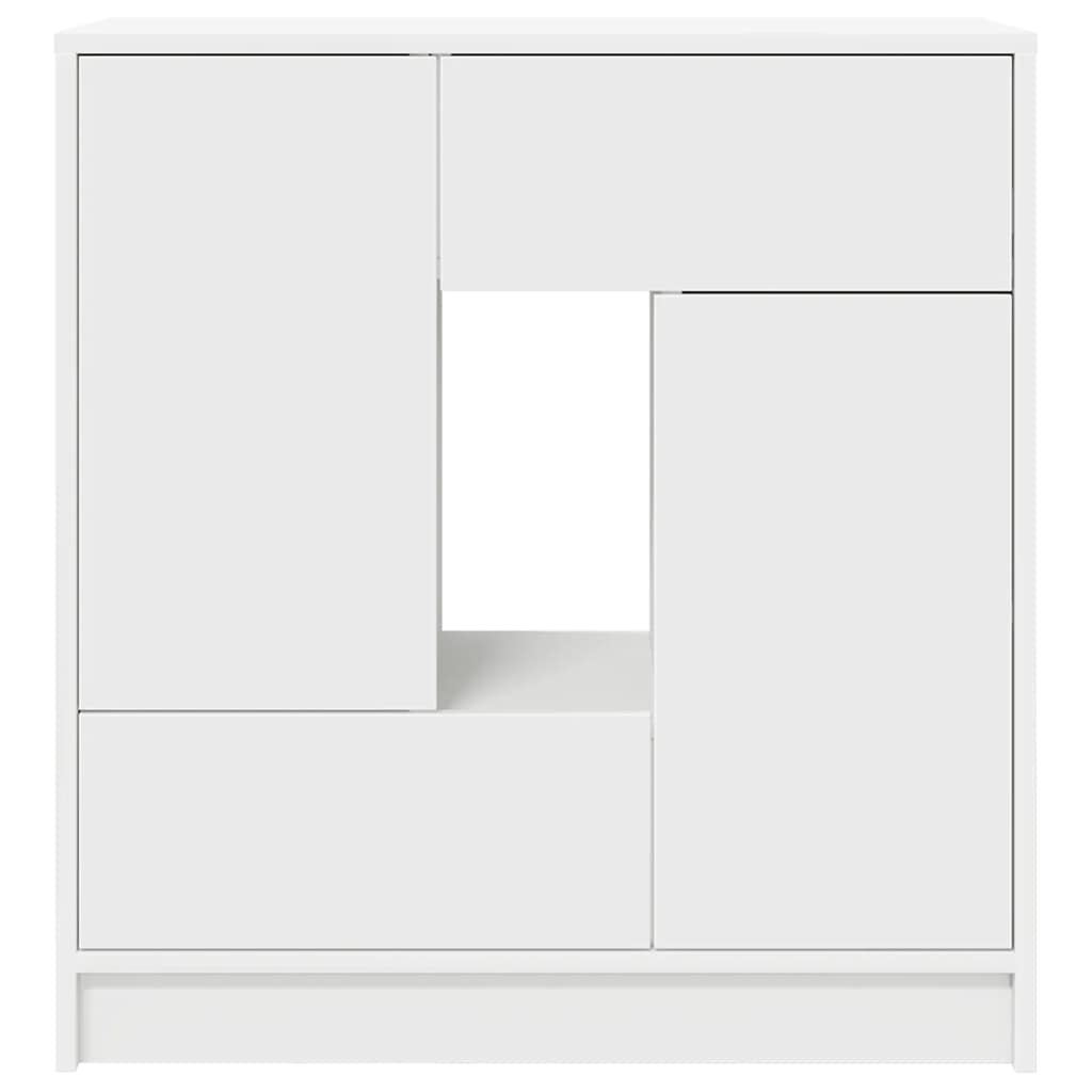 Skänk Vit med lådor och dörrar 70,5x34x74,5 cm