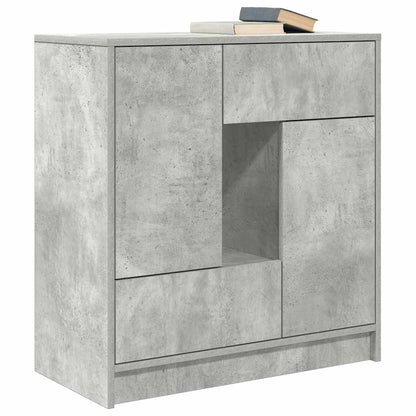 Skänk Betonggrå med lådor och dörrar 70,5x34x74,5 cm