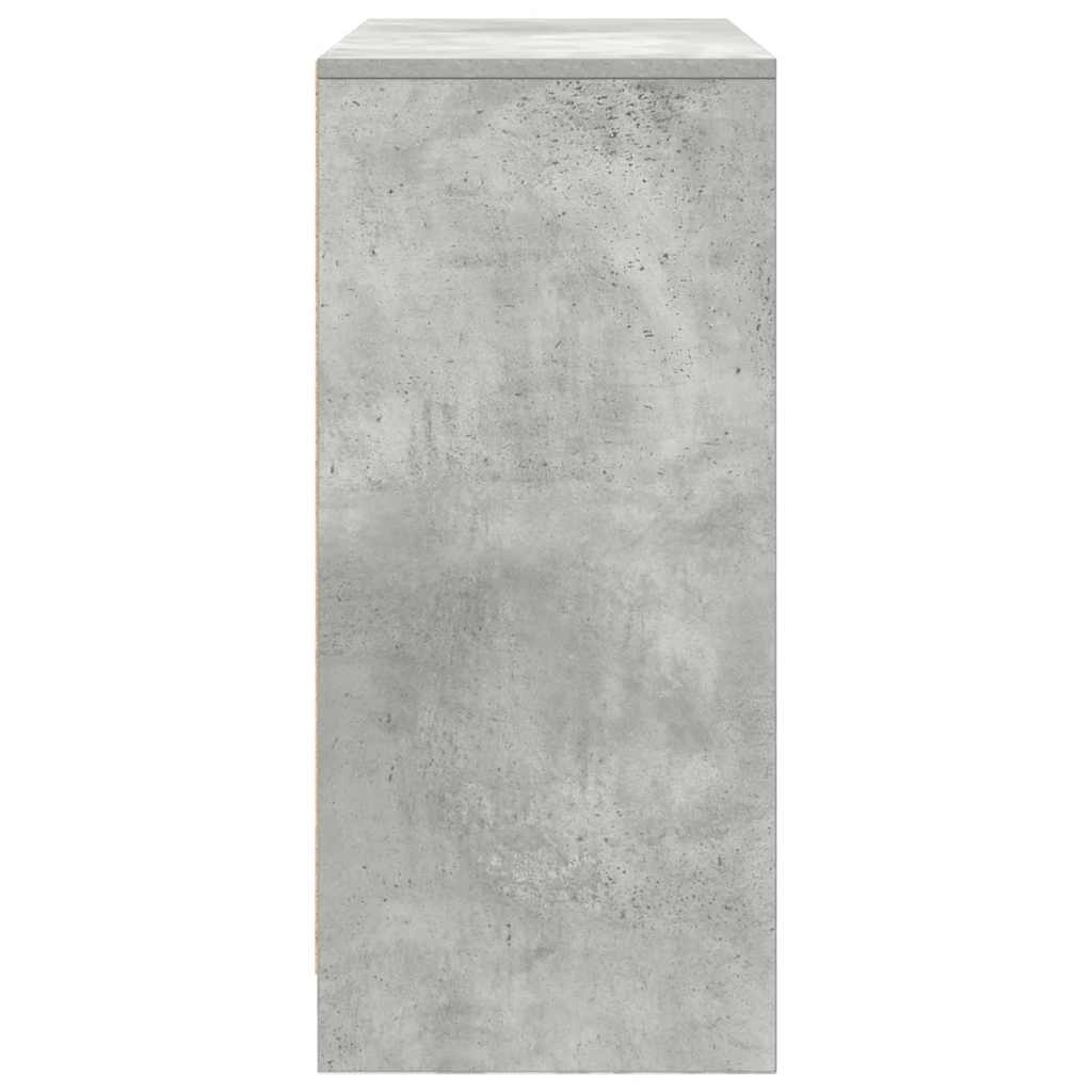 Skänk Betonggrå med lådor och dörrar 70,5x34x74,5 cm