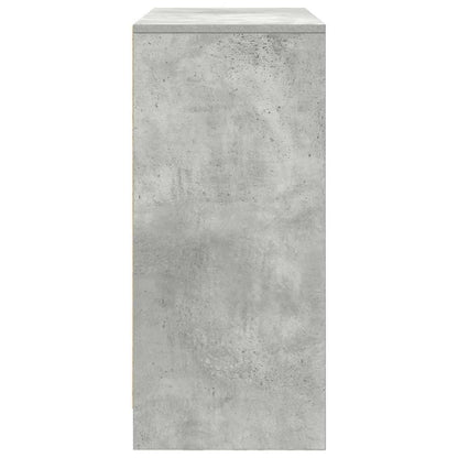 Skänk Betonggrå med lådor och dörrar 70,5x34x74,5 cm