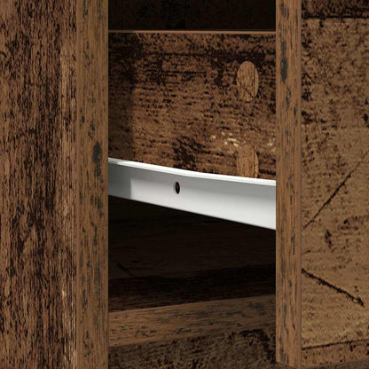 Skänk Åldrat Trä med lådor och dörrar 70,5x34x74,5 cm